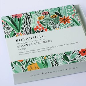 Flower: Botanical - Shower Steamers 4 Pack, Eucalyptus + Peppermint