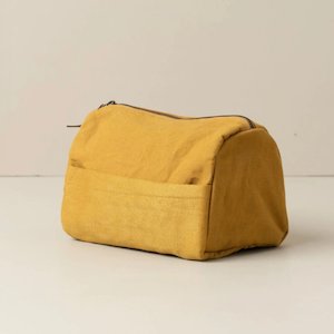 Journey Toiletry Canvas Bag, Mustard