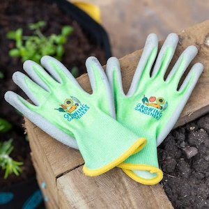 Flower: Burgon & Ball - Growing Gardeners Kids Gloves