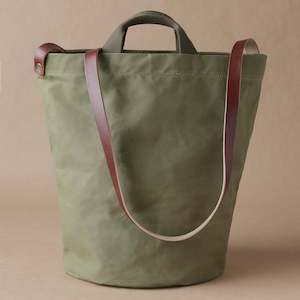 Francli - Tall Tote Canvas Bag, Field