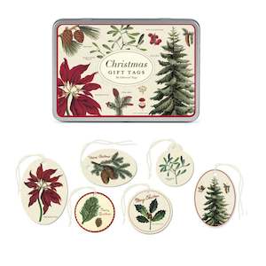 Cavallini Assorted Glitter Gift Tag Tin