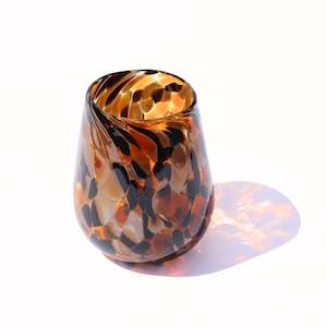 Matthew Hall - Hand Blown Glass Tumbler, Tort