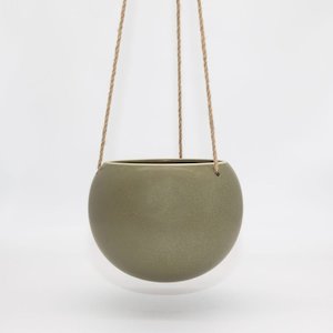 Orbit Hanging Planter, Large Jade