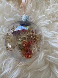 Christmas Floral Baubles ~ pre order