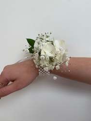 Wrist Corsage- Pearl Bracelet