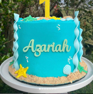 Laser Cut Cake Names - Single Layer