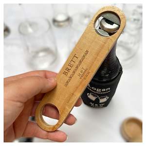 Customised Engraved Wooden Bottle Openers