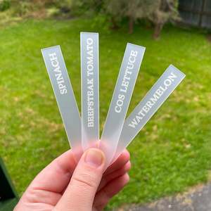 Garden: House Plant, Seedling and Vegetable Garden Markers