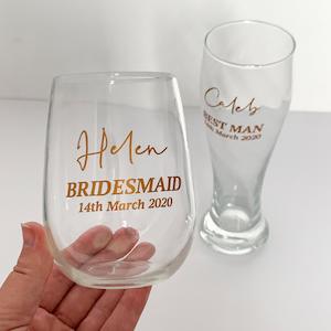 Customised Wine Glass