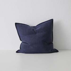 Linen - household: Euro Linen Cushion | Midnight ( 60cm x 60cm )