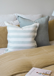 Linen - household: Euro Linen Cushion | Laurel  (60cm x 60cm)