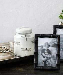 Linen - household: Dragonfly Storage Jar