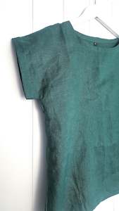 Linen T-Shirt | Emerald