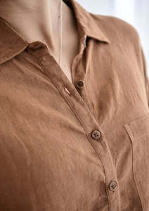 Loungewear Linen Shirt | Nutmeg