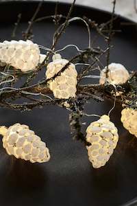 Linen - household: Pinecone Fairy Lights