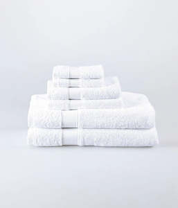 Pure Cotton Towel Set | White