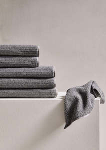 Linen - household: Tweed Towels | Coal