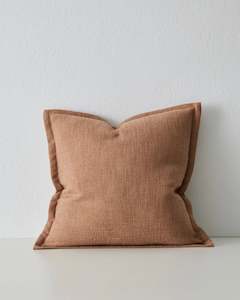 Linen - household: Manarola Cushion in Sun Baked Clay