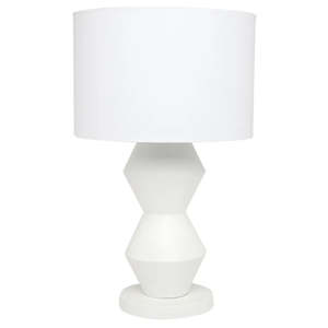 Abstract Table Lamp - White