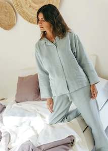 Olivia Linen Set | Sage