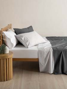 Linen - household: 250TC Cotton Rich Sheet Sets | White