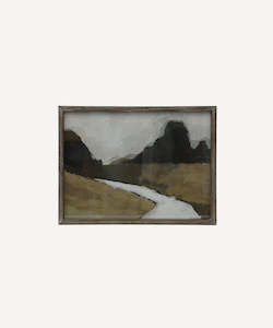 Linen - household: Valley Landscape Wall Art