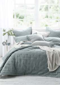 Linen Bedspread | Seagrass