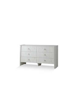 Linen - household: Elegant 6 Drawer Commode | Grey/white