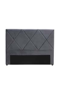 Velvet Headboard | Charcoal