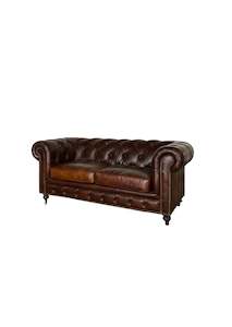 Linen - household: Classic Chesterfield two seater