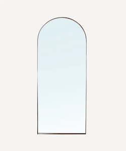 Linen - household: Full Length Arch Mirror | Bronze Iron Frame