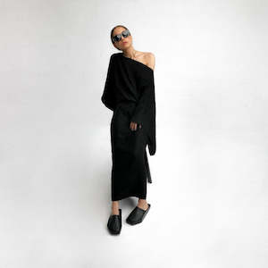 Kiko Linen Dress | Black