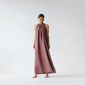 Linen - household: Izumi Linen Dress | Mauve