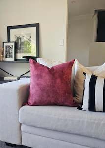 Velvet Cushion | Madder