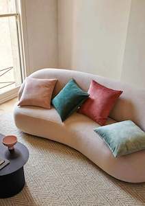 Velvet Cushion | Blush