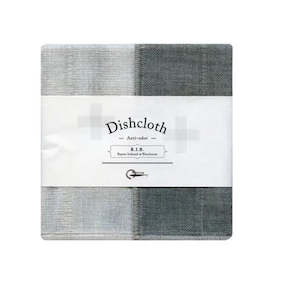 Linen - household: Dish Cloth | Charcoal & White