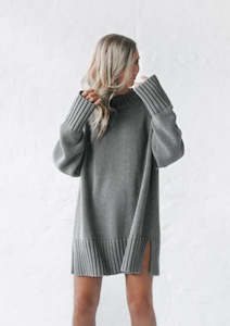 Linen - household: Crew Neck Sweater | Grey