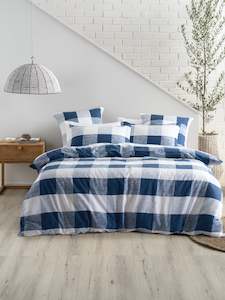 Alex Duvet Cover Set | Ink