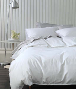 Pure Cotton Duvet Cover Set | White