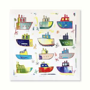 Magic Boats  |  Print  | by Sam Mathers