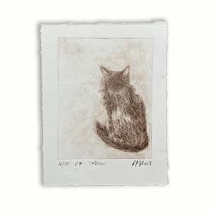 Meow 4/10  |  Print  |  by Robyn Fleet