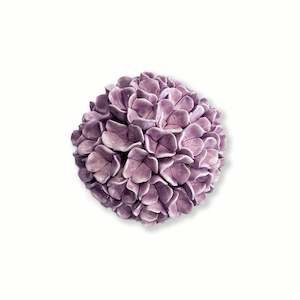 Hydrangea Small Lilac | Ceramic | by Pam Mossman