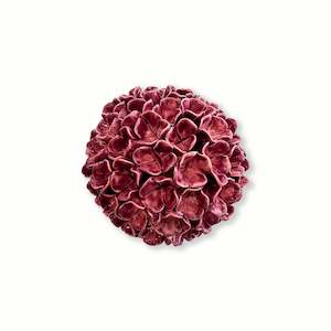 Hydrangea Small Mulberry  |  Ceramic  |  by Pam Mossman