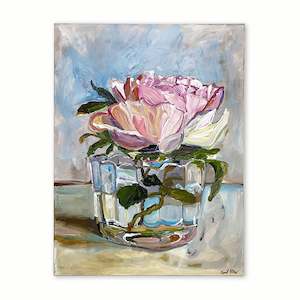 Rose in Jar  |  Painting  |  by Harriet Millar