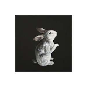 Vintage Bunny Figurine  |  Print  |  by Jane Crisp