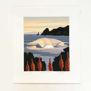 Sunstrike Wainui  |  Print  |  by Tony Ogle