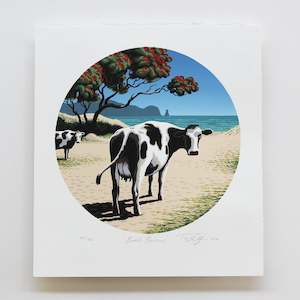 Beach Bovines  |  Print  |  by Tony Ogle