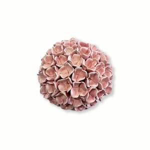 Hydrangea Small Pink  |  Ceramic  |  by Pam Mossman