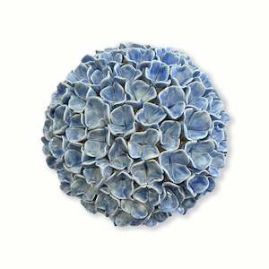 Hydrangea Medium Blue  |  Ceramic  |  by Pam Mossman