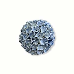 Hydrangea Small Blue  |  Ceramic  |  by Pam Mossman